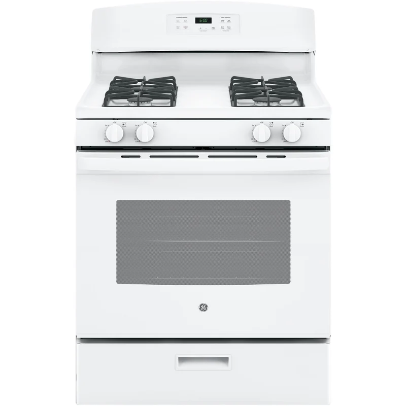 GE Cuisinière amovible à gaz de 30 po JCGBS60DEKWW - 178588