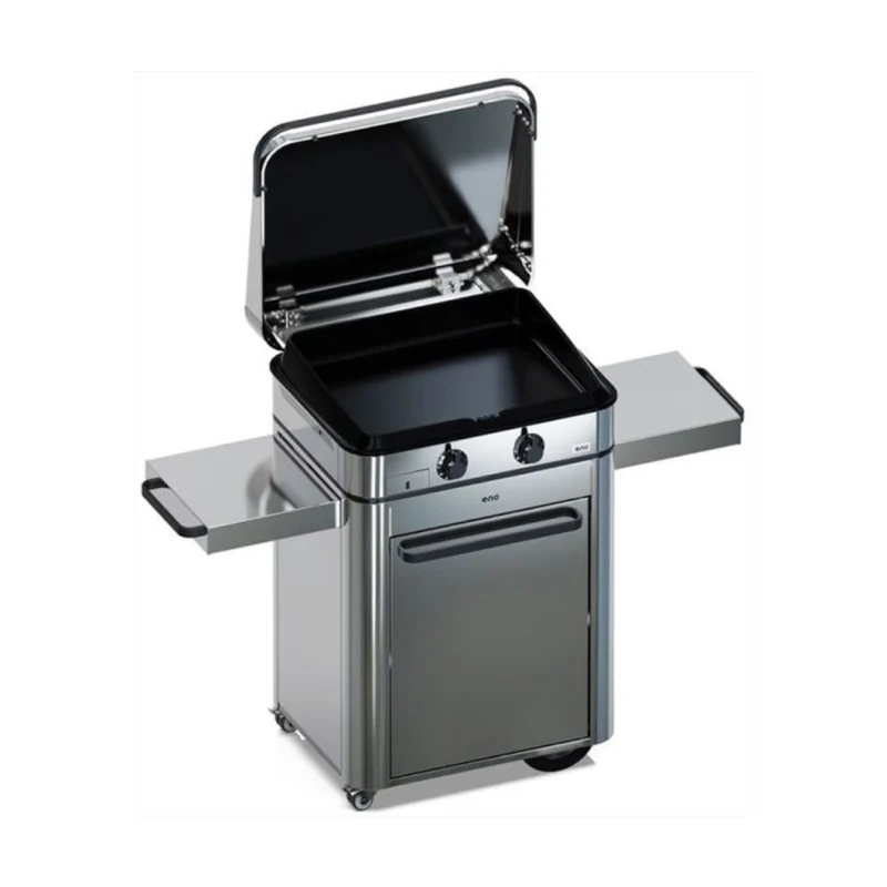 Plancha Gaz ENOSIGN 65 sur Chariot Inox - ENO