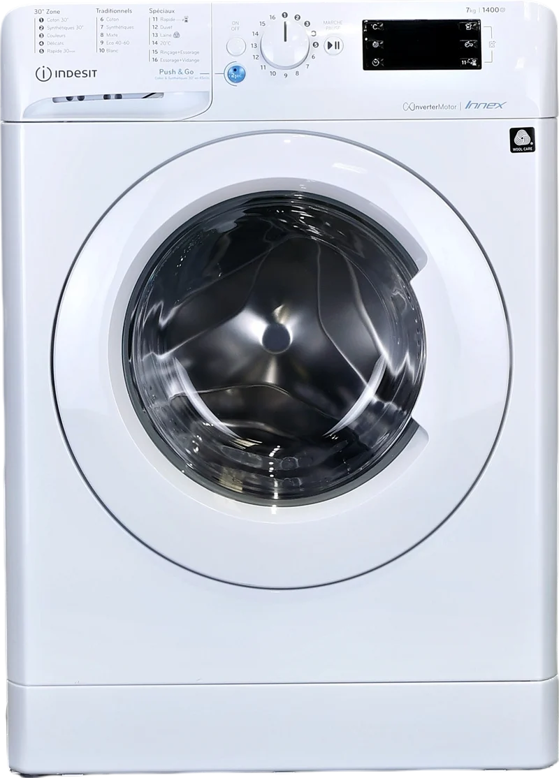 Lave-linge Hublot 7 kg Reconditionné INDESIT BWE71484XWFRN
