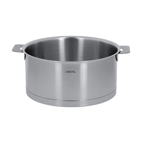 Casserole inox Strate sans manche 12 cm Cristel