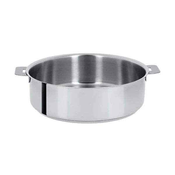 Sauteuse tout inox Mutine sans manche 28 cm Cristel