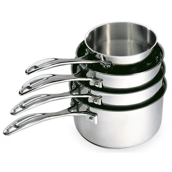 Set 4 casseroles inox Chef 14, 16, 18 et 20 cm Beka