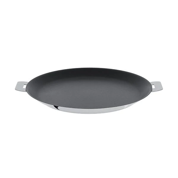 Poêle à crêpes inox antiadhérente Mutine sans manche 30 cm Cristel