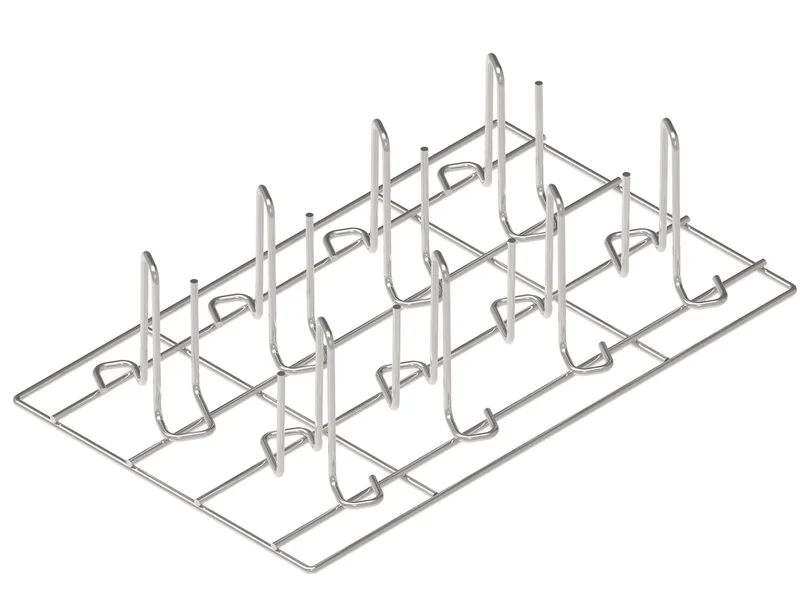 Grille à poulets en inox Tecnoeka KGP, GN 1/1, pour 8 poulets