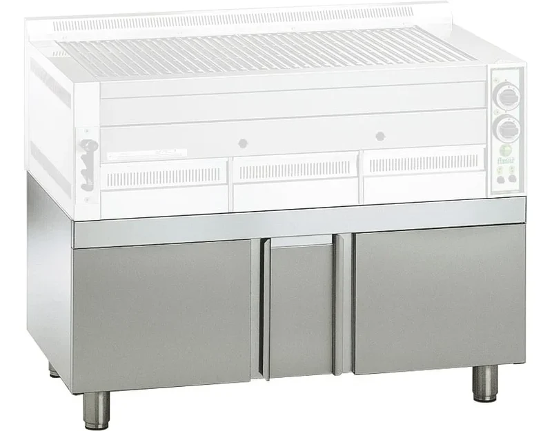 Fimar soubassement fermé avec portes battantes, pour grill à pierre de lave B115