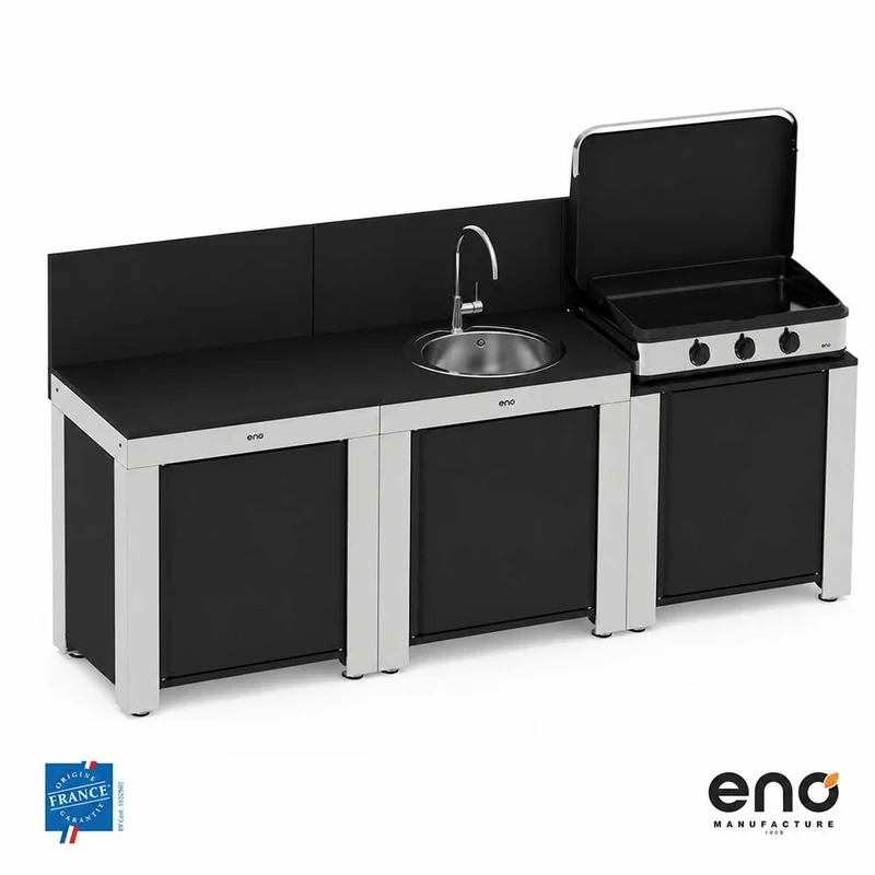 Cuisine 3 Eléments avec plancha Enosign 80 - ENO