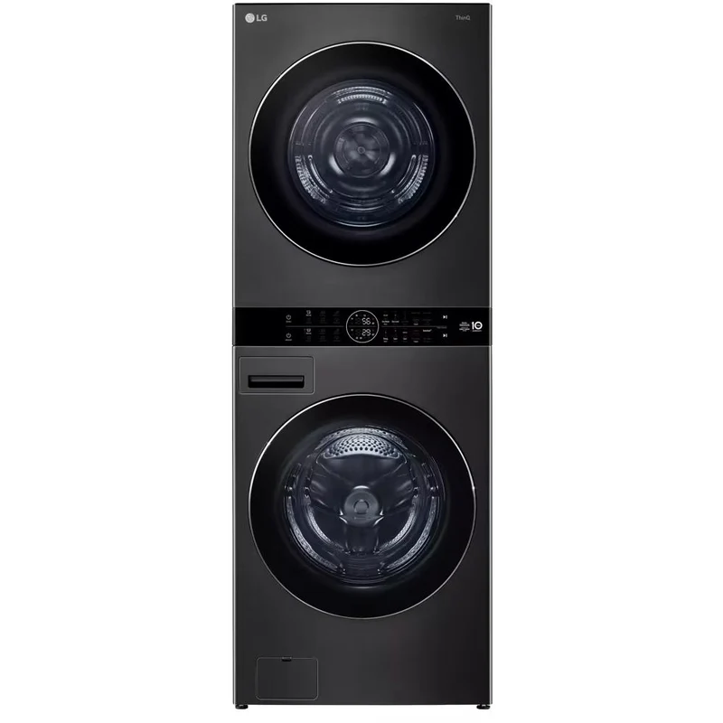 LG Centre de buanderie laveuse/sécheuse superposées avec Wi-Fi WKHC252HBA