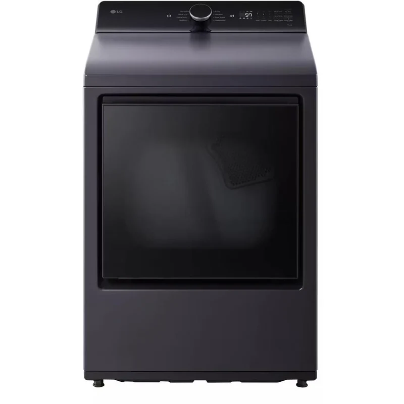 LG Sécheuse électrique de 7,3 pi. cu. avec porte EasyLoad™ et détection AI DLE8400BE - 182852