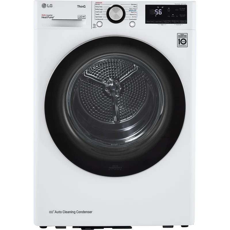LG Sécheuse électrique de 4.2 pi.cu. avec technologie ThinQ® DLHC1455W - 187643