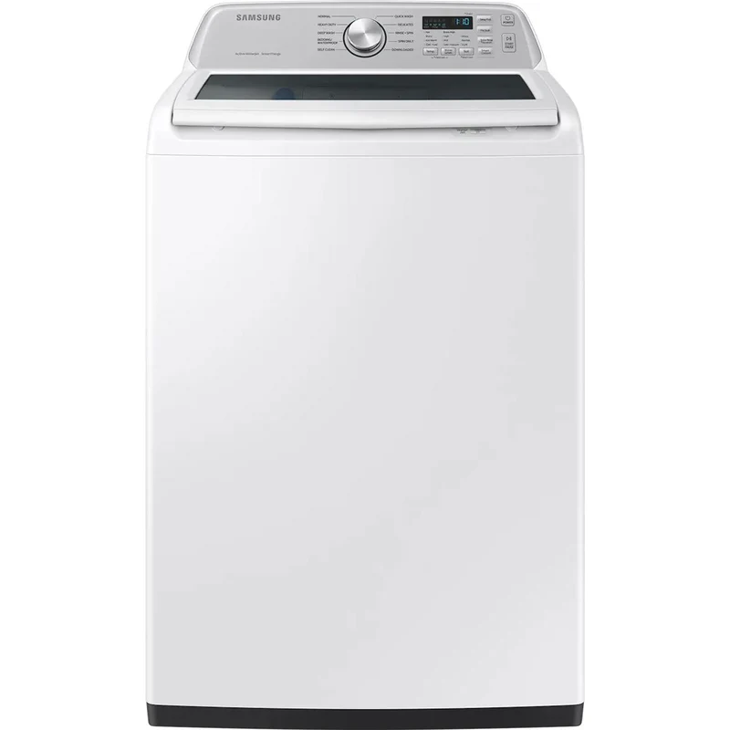 Samsung Laveuse à chargement vertical de 5,3 pi. cu. avec Smart Things Wi-Fi WA46CG3505AW - 184467