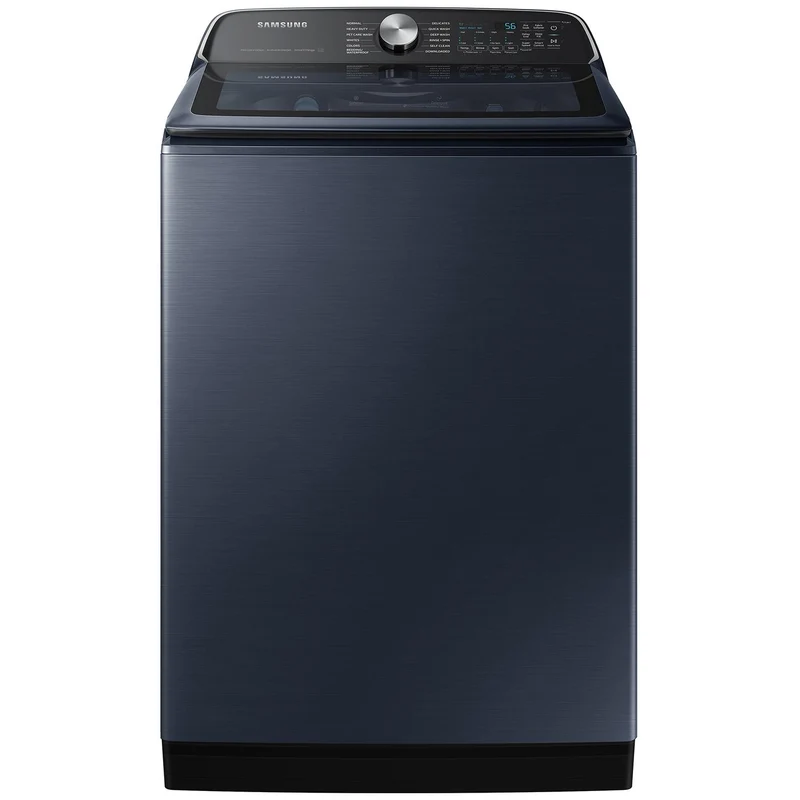 Samsung Laveuse à chargement vertical de 6,2 pi.cu. avec solution de soins pour animaux et lavage super rapide WA54CG7150AD - 186603