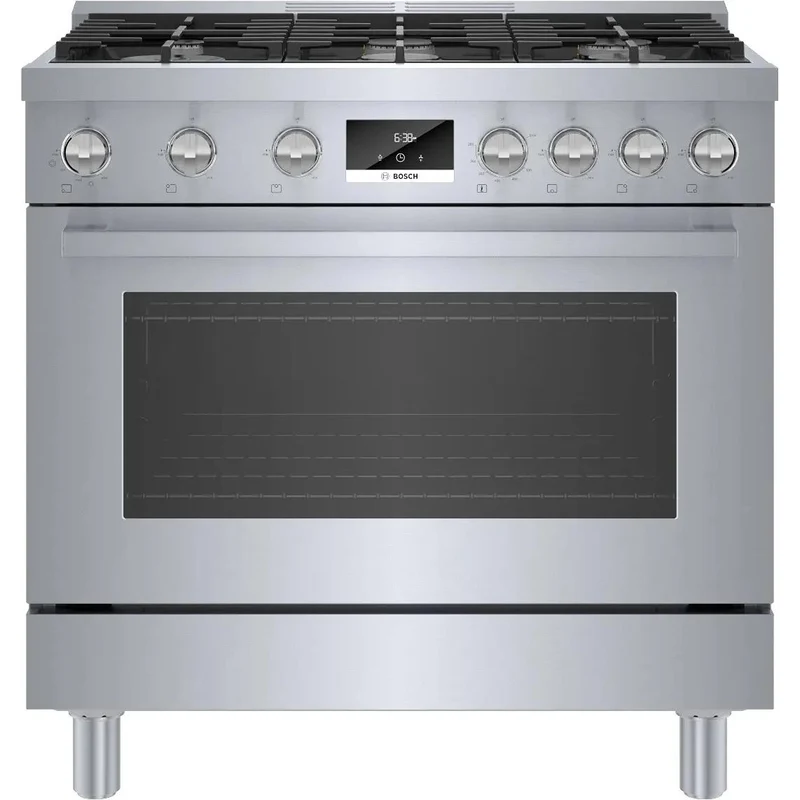 Bosch Cuisinière amovible à gaz de 36 po. avec technologie convection HGS8655UC