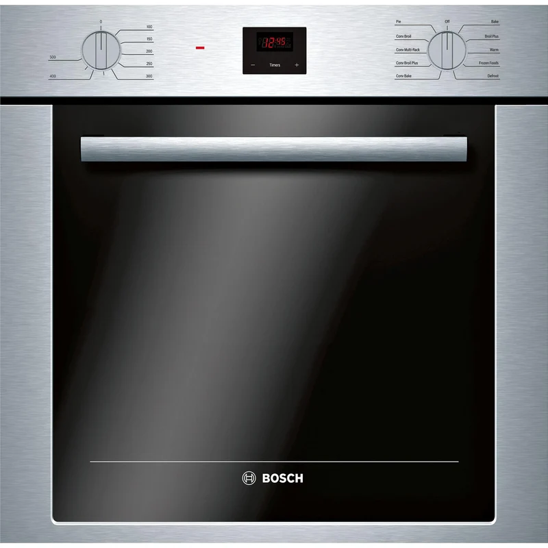 Bosch Four mural encastré simple de 24 po., 2,8 pi.cu. avec convection Genuine European HBE5453UC