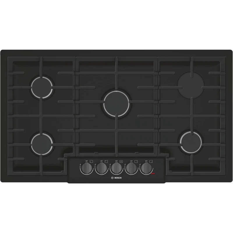 Bosch Table de cuisson encastrée à gaz de 36 po avec brûleur OptiSim® NGM8646UC - 181958