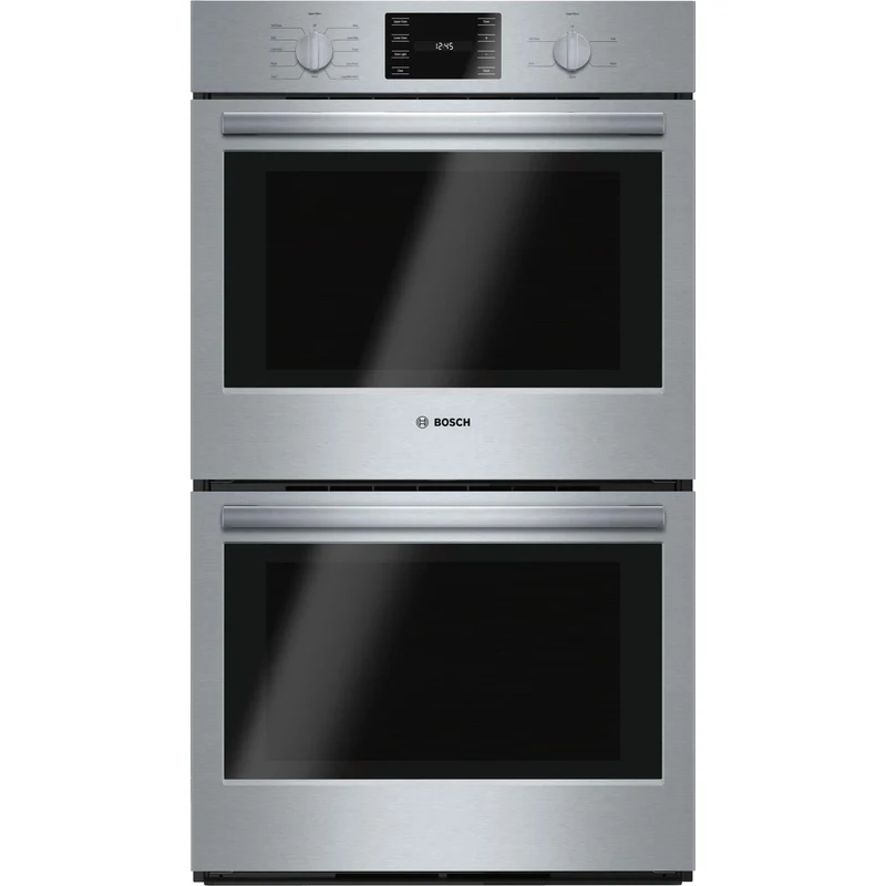 Bosch Four mural encastré double de 30 po, 9,2 pi cu avec convection HBL5651UC