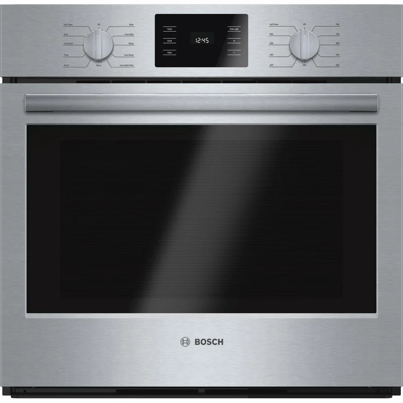 Bosch Four mural encastré simple de 30 po, 4,6 pi cu avec convection HBL5451UC - 181960