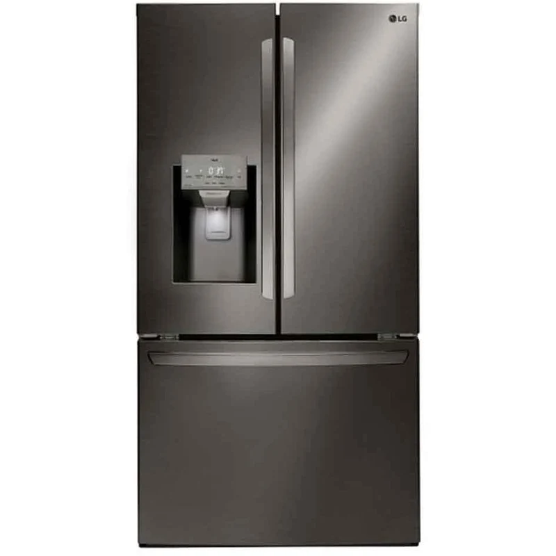 LG Réfrigérateur trois portes avec porte à deux battants de 36 pouces, 27,7 pi. cu. avec Smart Diagnosis LRFS28XBD - 182095