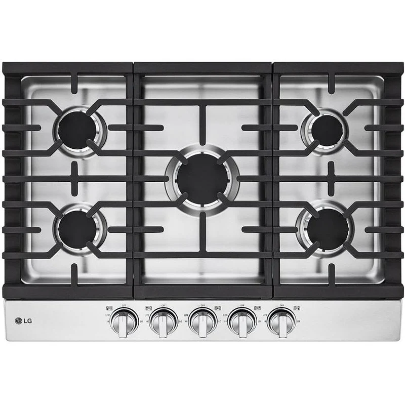 LG Table de cuisson encastrée à gaz de 30 pouces CBGJ3023S