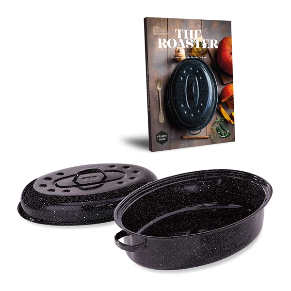 Roaster 40 cm avec livre offert Graniteware
