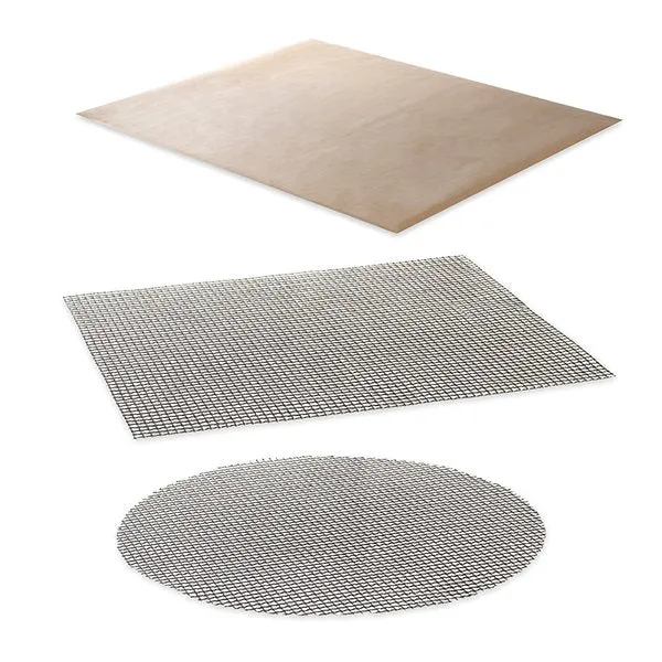 Lot 2 grilles de cuisson anti-adhérentes et feuille de protection pour four Mathon