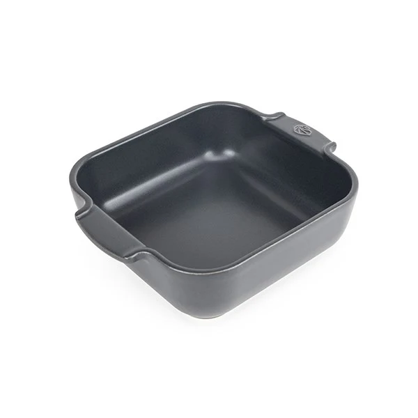 Plat à four céramique Appolia carré ardoise 21 cm Peugeot