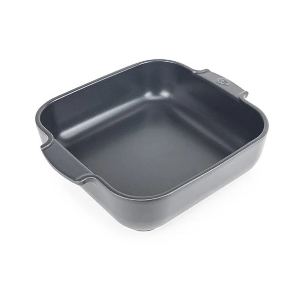 Plat à four céramique Appolia carré ardoise 28 cm Peugeot