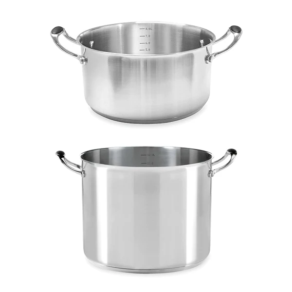 Lot faitout et marmite inox Excell’Inox 28 cm Mathon