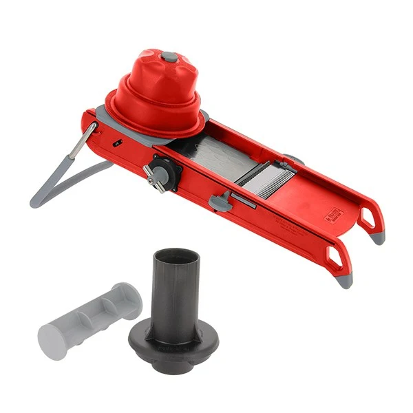 Lot mandoline swing Plus rouge et accessoire rondelle Gravity De Buyer