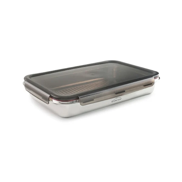 Récipient rectangulaire en acier inoxydable Ecoinox Pro 3,5 L Lacor