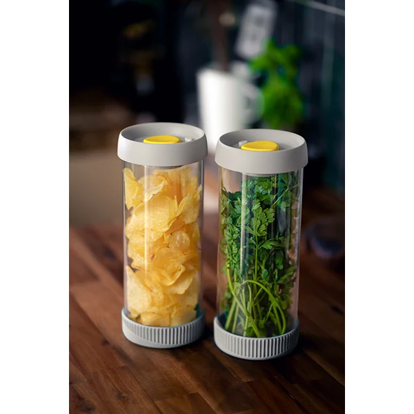 Lot de 2 cylindres de conservation sous vide 1500 ml Pika