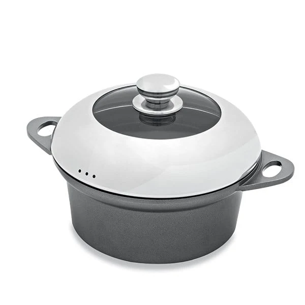 Faitout revêtement Dur comme la pierre avec couvercle 24 cm Mathon