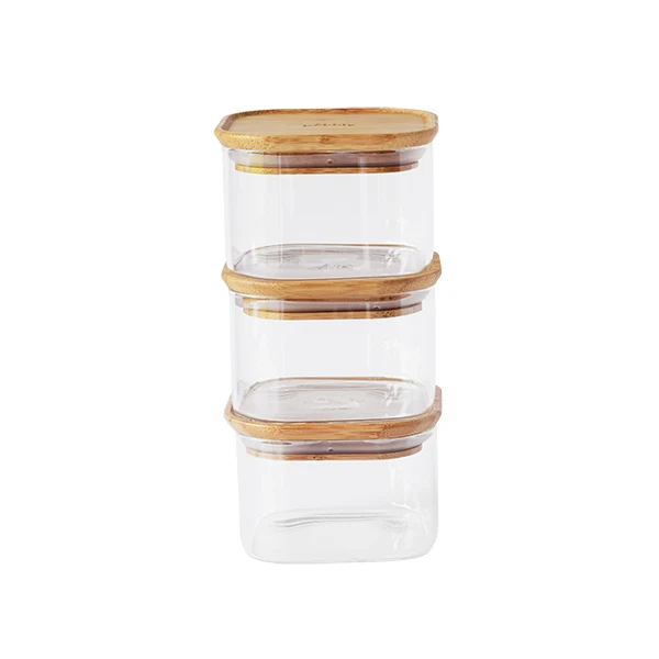 Set de 3 boîtes 500 mL Pebbly