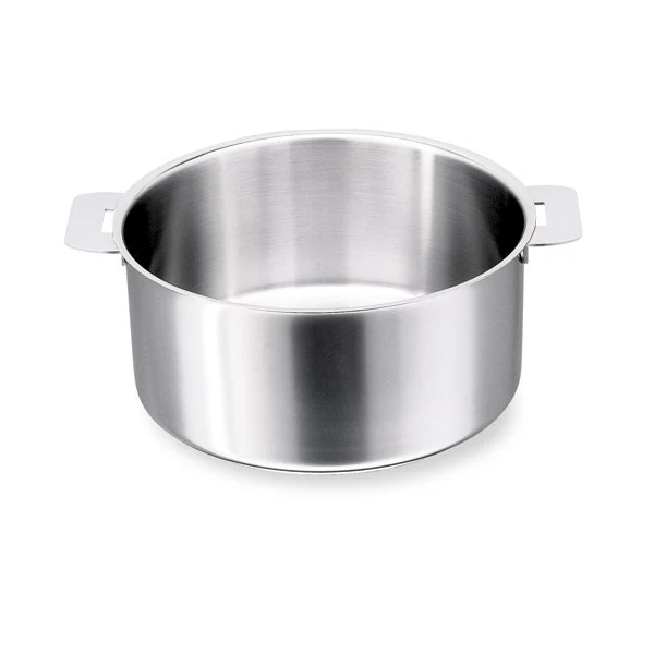 Faitout inox Mutine sans manche 22 cm 4 L Cristel