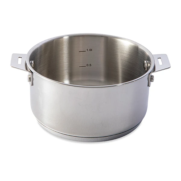 Casserole inox Clips’Inox sans manche 16 cm Mathon
