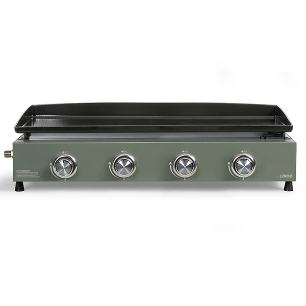 Plancha gaz 4 bruleurs 10 kW DOC325 Livoo