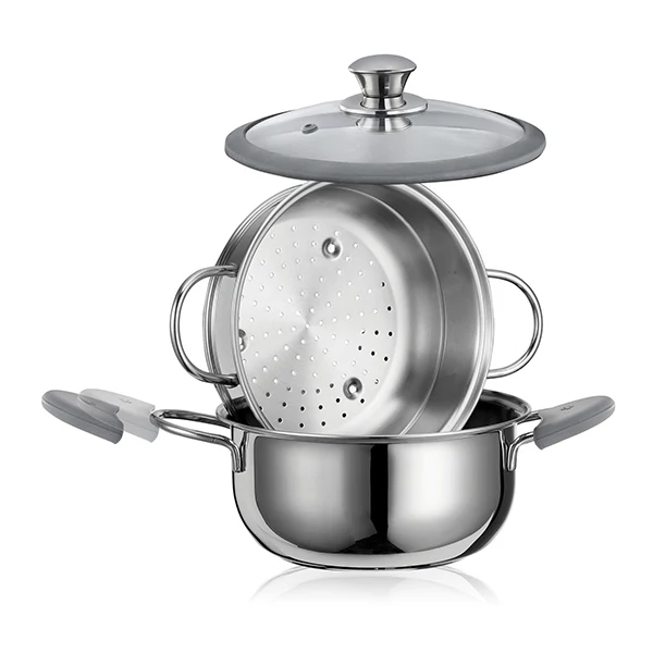 Cuiseur vapeur Premium inox 22 cm 3, 8 L Inoxriv