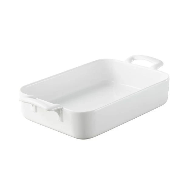 Plat rectangulaire porcelaine Belle Cuisine 26 cm Blanc Revol