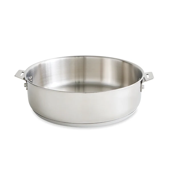Sauteuse tout inox Clips’Inox sans manche 24 cm Mathon