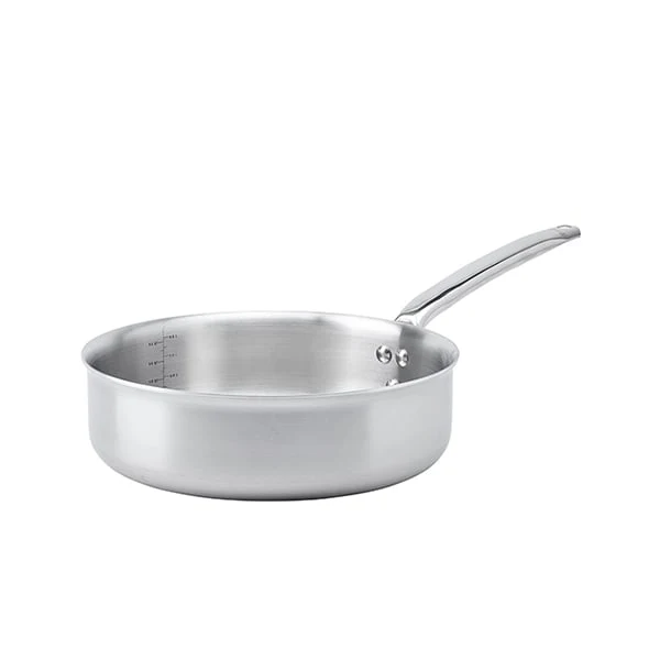 Sauteuse bord droit tout inox Alchimy 28 cm De Buyer