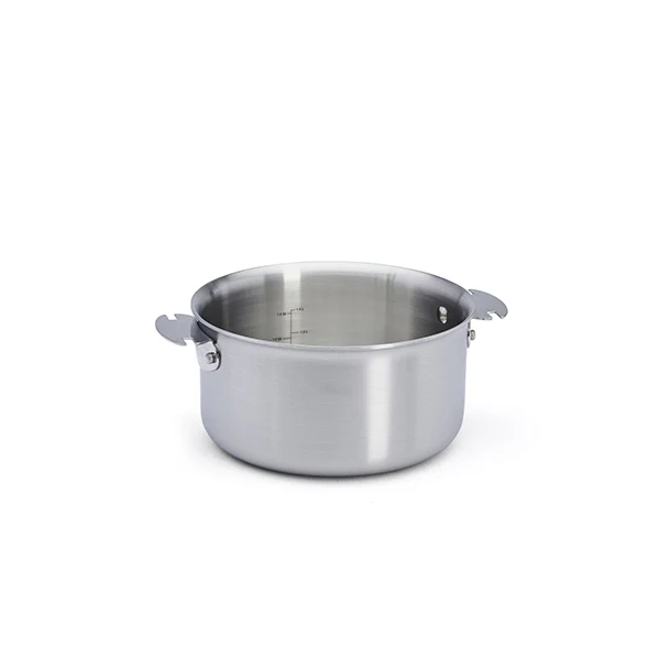 Casserole inox Alchimy Loqy sans manche 18 cm De Buyer