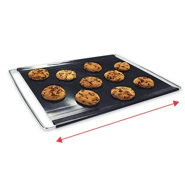 Grille de cuisson extensible avec feuille anti-adhérente NoStik