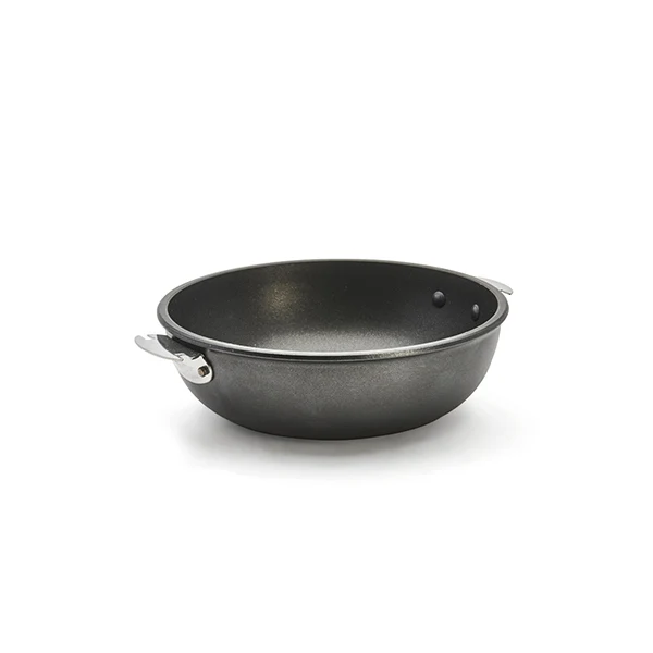 Sauteuse bombée Choc Extrême Loqy sans manche 24 cm De Buyer