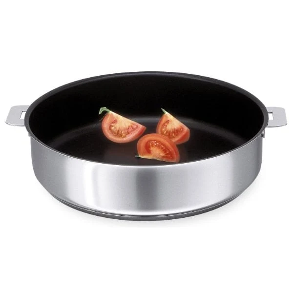 Sauteuse inox antiadhérente Mutine sans manche 24 cm Cristel