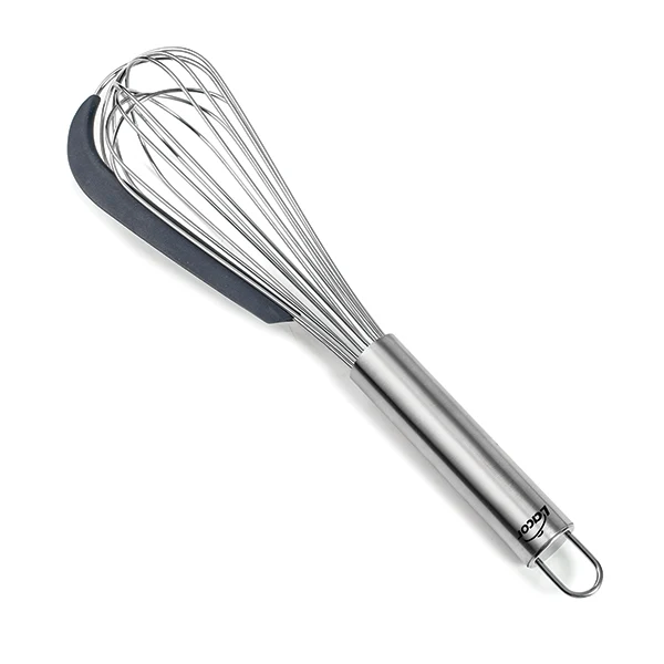 Fouet avec grattoir silicone 2 en 1 Lacor