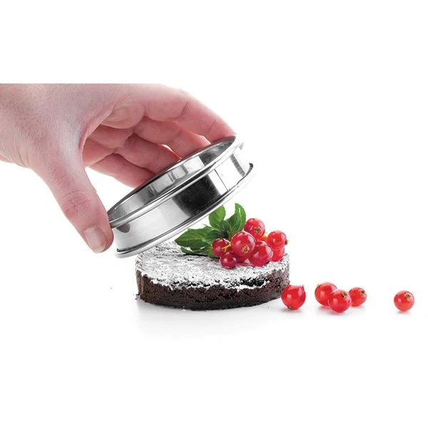 Cercle à tartelette rond en inox 10 cm Lacor