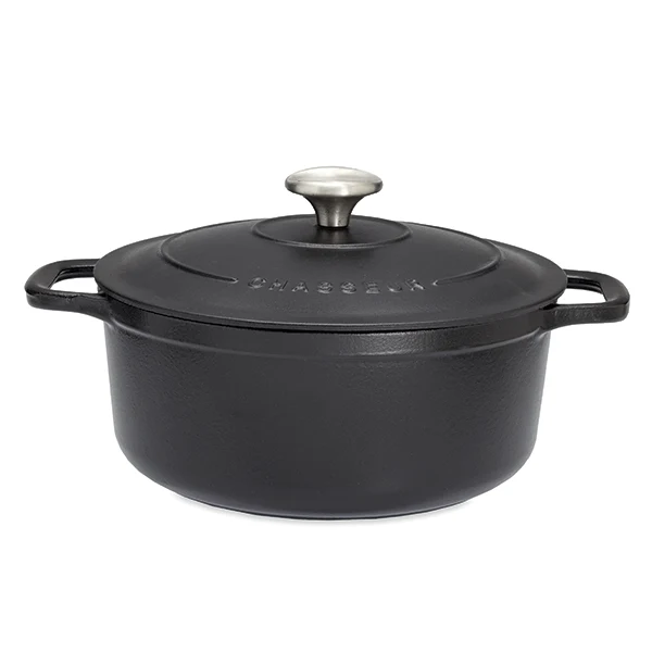 Mini cocotte sublime fonte rond 0,6 L 12 cm noir Chasseur