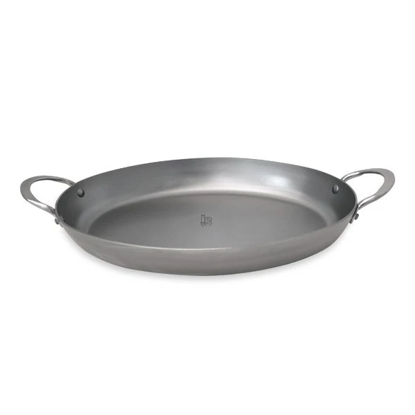 Plat à rôtir ovale acier Minéral B 36 cm De Buyer