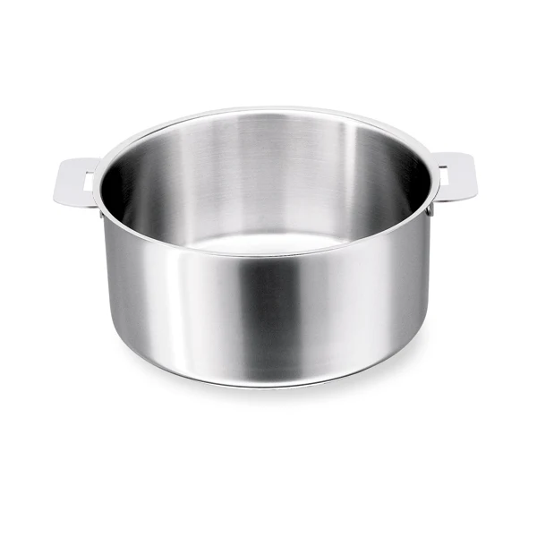 Casserole inox Mutine sans manche 18 cm Cristel