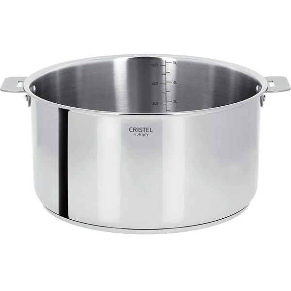 Casserole inox Casteline sans manche 16 cm Cristel