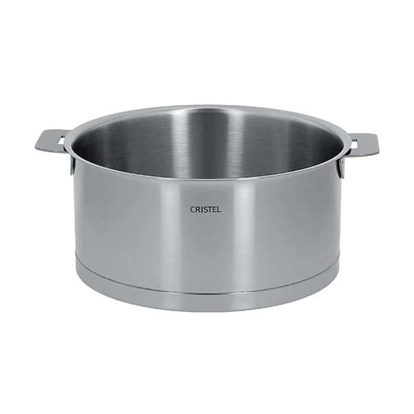 Casserole inox Strate sans manche 18 cm Cristel
